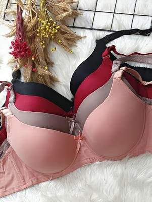 sashu Women T-Shirt Lightly Padded Bra(Multicolor)