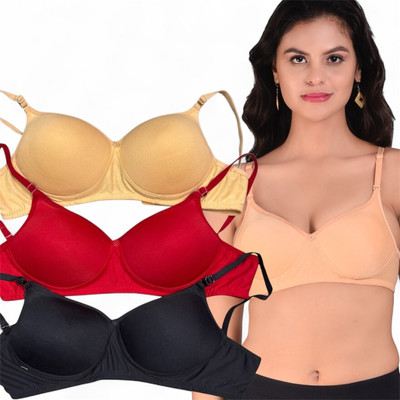VETPINS Women Push-up Lightly Padded Bra(Multicolor)