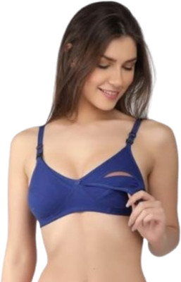 saaru Mother/Nurshing Bra For Women's Pack Of 1 Women Maternity/Nursing Non Padded Bra(Multicolor)