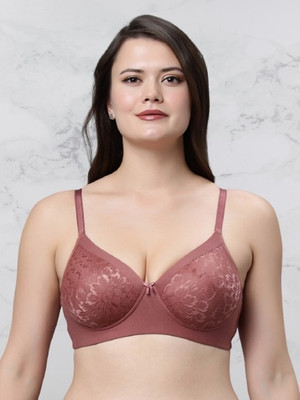 In Care LINGERIE ICPD2-11 Women T-Shirt Heavily Padded Bra(Red)