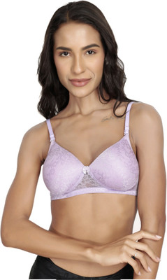 Carefit Victoria Seamless Padded Bra, Wirefree, Lycra Comfort Women Everyday Lightly Padded Bra(Pink)