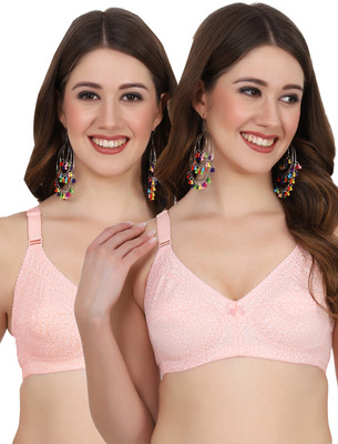 FigureFit AlishaBraMino Women Minimizer Non Padded Bra(Pink)