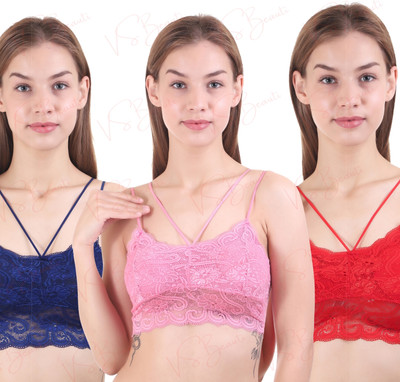 VS Beauti VS Beauti Dream Fit Women's Seamless Strap Padded Bra Women Full Coverage Lightly Padded Bra(Red)