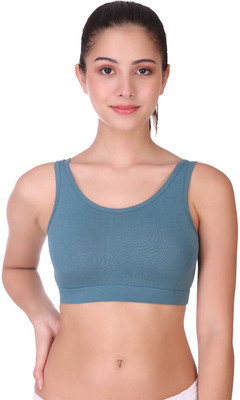 POOJA RAGENEE SQ1029 Women Sports Non Padded Bra(Light Green)