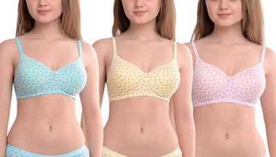 Ornatrope fashion Ornatrope PrintLift 102 Women T-Shirt Lightly Padded Bra(Multicolor)