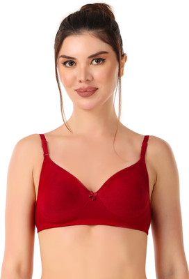 KELLPAR Akansha Mold Women Full Coverage Lightly Padded Bra(Maroon)