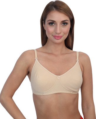 Glamoras SOFTPADBRA Women Full Coverage Lightly Padded Bra(Beige)