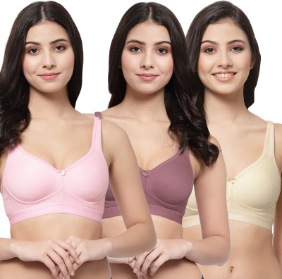 COLLEGE GIRL CG1215 Women Minimizer Lightly Padded Bra(Pink, Maroon, Beige)