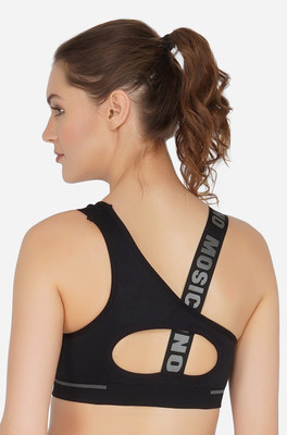 Piftif Women Push-up Lightly Padded Bra(Grey)