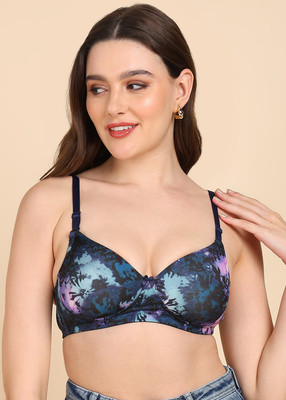 TWEENS Tweens Lightly Padded Polyamide T-Shirt Bra Women T-Shirt Lightly Padded Bra(Multicolor)
