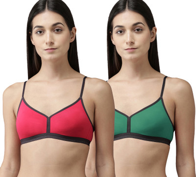 Beach Curve A-Veni Bra Women Minimizer Non Padded Bra(Red, Green)