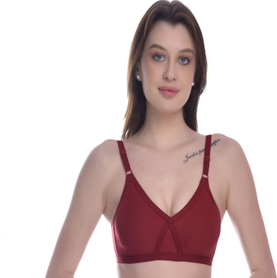elina Women Everyday Non Padded Bra(Maroon)