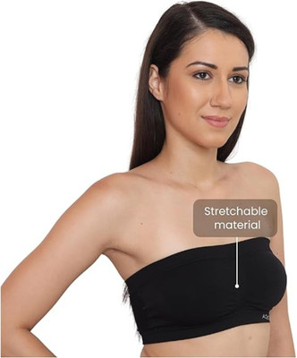 Shrii Enterprises hrii Enterprises Women Bandeau/STube Non Padded Bra Women Bandeau/Tube Non Padded Bra(Black)