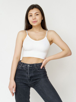 MAHEK CREATIVE 646-white-grey-p02-28 Women Everyday Lightly Padded Bra(White)