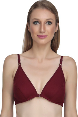 Dextee Women Push-up Non Padded Bra(Maroon)