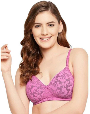 Bewild Raahi casual full coverage non wired foam bra Women Full Coverage Lightly Padded Bra(Pink)