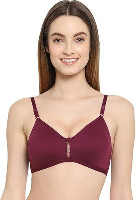 RAJORAMART Women Full Coverage Non Padded Bra Cotton Comfort Daily Wear Lingerie for Women Women Full Coverage Non Padded Bra(Purple)