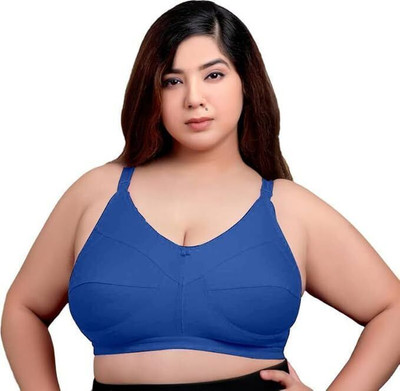 Vinaksh Women Non Paded Bra Women Everyday Non Padded Bra(Blue)
