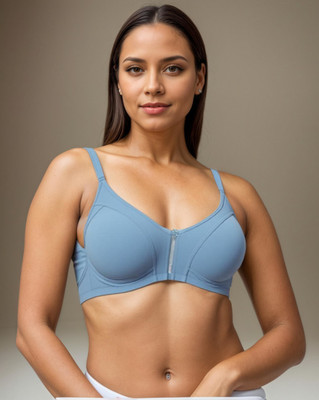 Eden EDEN10001ICEBLUE Women T-Shirt Non Padded Bra(Light Blue)