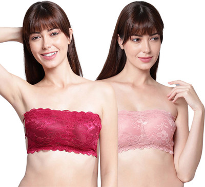 Beach Curve Limpi Bra Women Minimizer Lightly Padded Bra(Red, Brown)