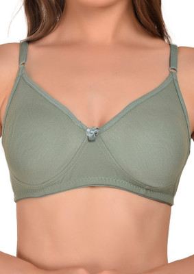 MOM'S EARTH FASHION Women Everyday Non Padded Bra(Light Green)