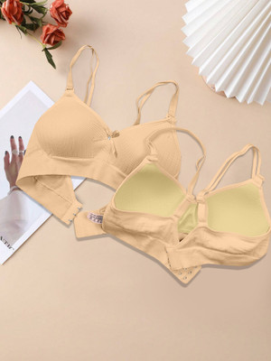 NAGARVEL CREATION C/309-SKN-P01-36 Women Push-up Lightly Padded Bra(Multicolor)