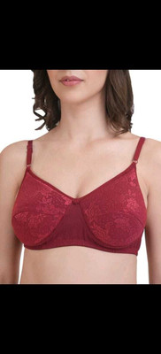 Alshifa MAROON NON PADDED BRA FOR GIRLS AND WOMEN Women Everyday Non Padded Bra(Maroon)