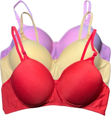 KGN RETINA Light Padded Bra For Women Women Push-up Lightly Padded Bra(Multicolor)