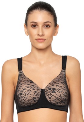 Triumph Beauty-Full Lacy Charm P Women Everyday Lightly Padded Bra(Black)