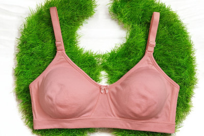 Piylu Everyday Women T-Shirt Non Padded Bra(Pink)