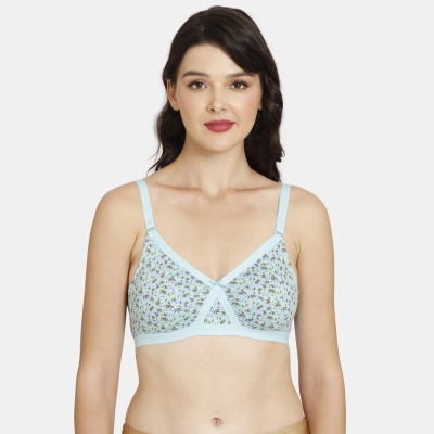 Rosaline By Zivame Women Everyday Non Padded Bra(Blue)