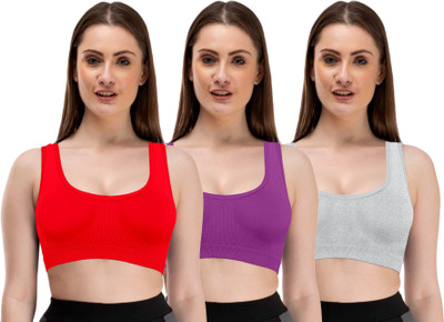 Brafee Women Sports Non Padded Bra(Multicolor)