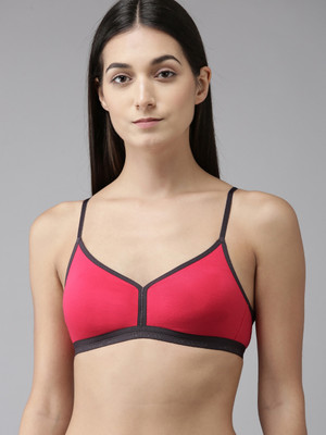 samvar Women Minimizer Non Padded Bra(Red)