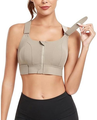 Kesar Lingeries sport bra for girls Women Full Coverage Lightly Padded Bra(Light Green)