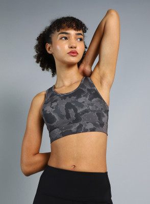 Cult Women Sports Lightly Padded Bra(Black)