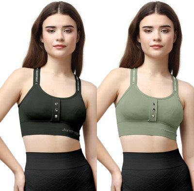 NAGARVEL CREATION cross-blk-d grey-02-Free Women Everyday Lightly Padded Bra(Multicolor)