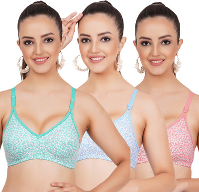 FigureFit Mayuri Women Everyday Non Padded Bra(Multicolor)