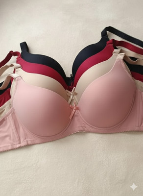 Hanu Light padded bra Women Push-up Lightly Padded Bra(Multicolor)