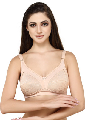 BlueNixie BNF1702-ESME` Women Full Coverage Lightly Padded Bra(Beige)