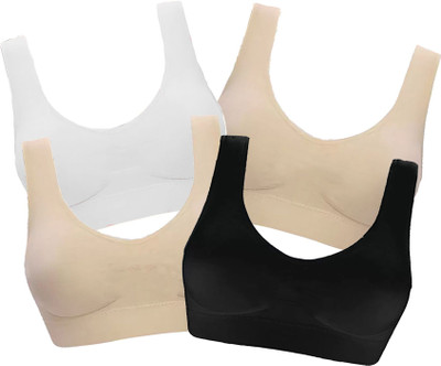 MOSSMOOR Women Sports Non Padded Bra(Multicolor)