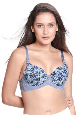 Susie Susie PeachParfait Wirefree Moulded Full Coverage Bra Women Everyday Lightly Padded Bra(Blue)