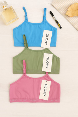 dieaenterprise Women Sports Non Padded Bra(Blue, Green, Pink)