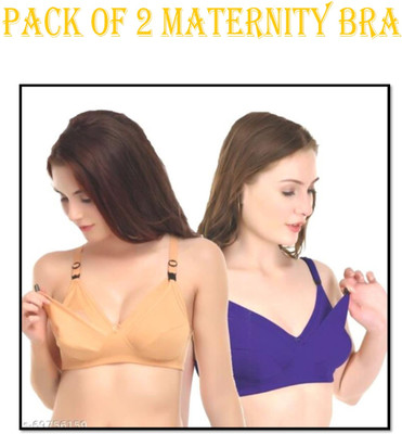 ORENZEE INNER Women Maternity/Nursing Non Padded Bra(Multicolor)