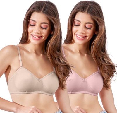 K LINGERIE K LINGERIE Roxy Girl's Non Padded Multiway Straps Demi Cup Balconette Bra Women Everyday Non Padded Bra(Multicolor)