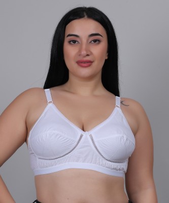 felizia B97 Women Full Coverage Non Padded Bra(White)