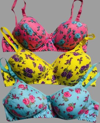 FANMADE Women Push-up Lightly Padded Bra(Multicolor)