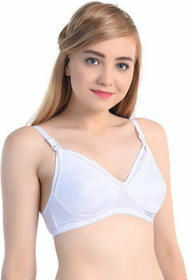 ROVERSOLE Women Maternity/Nursing Non Padded Bra(White, Beige, Black)