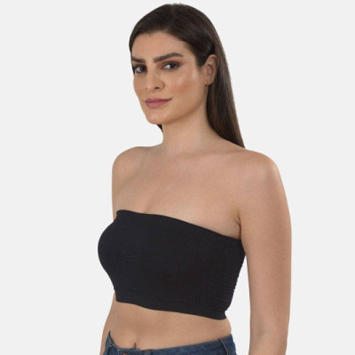 mod & Shy Women T-Shirt Non Padded Bra(Black)