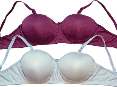 LERISHA Juli-grey-purple Women Push-up Lightly Padded Bra(Multicolor)