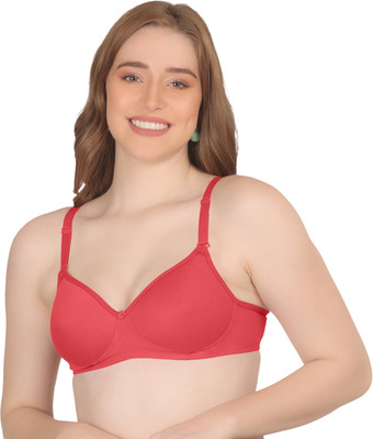 POOJA RAGENEE LIGHTLY PADDED BRA Women Full Coverage Lightly Padded Bra(Red)